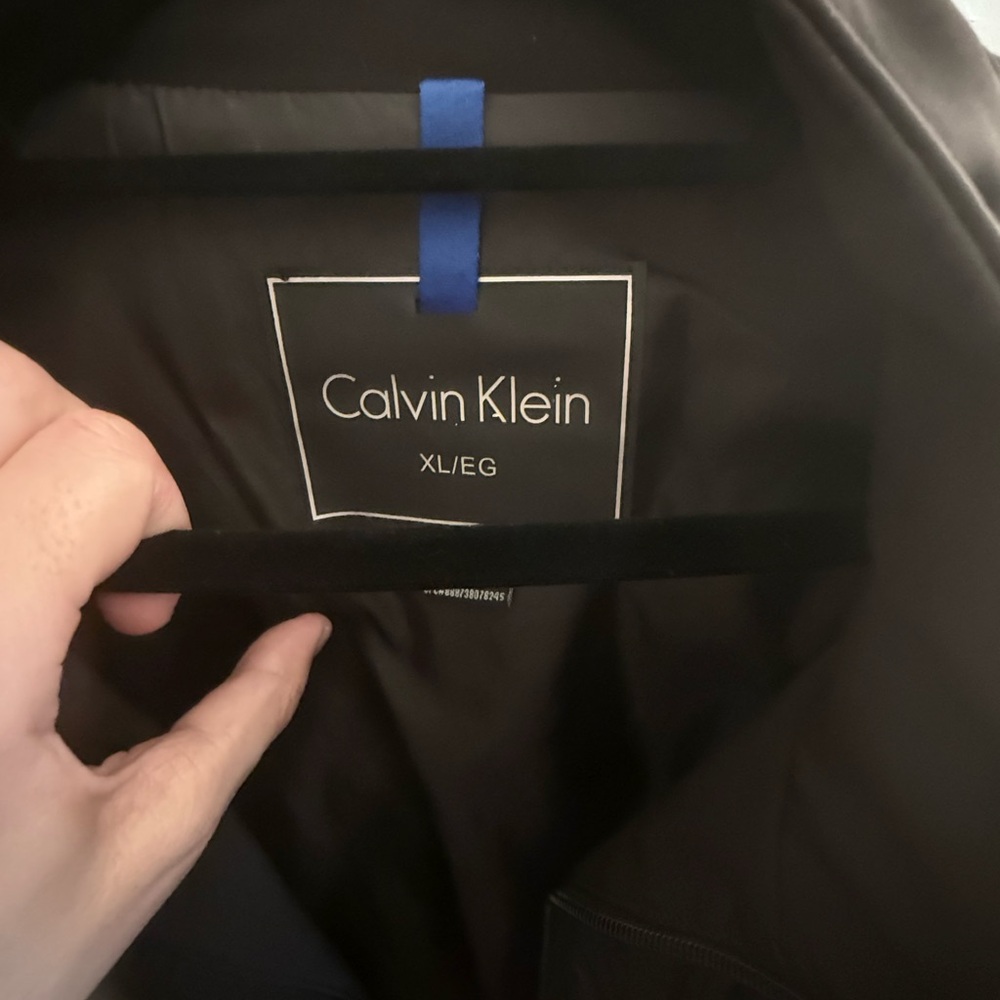 Calvin Klein Men's Dark Gray Puffer Jacket - Picture 3 of 4
